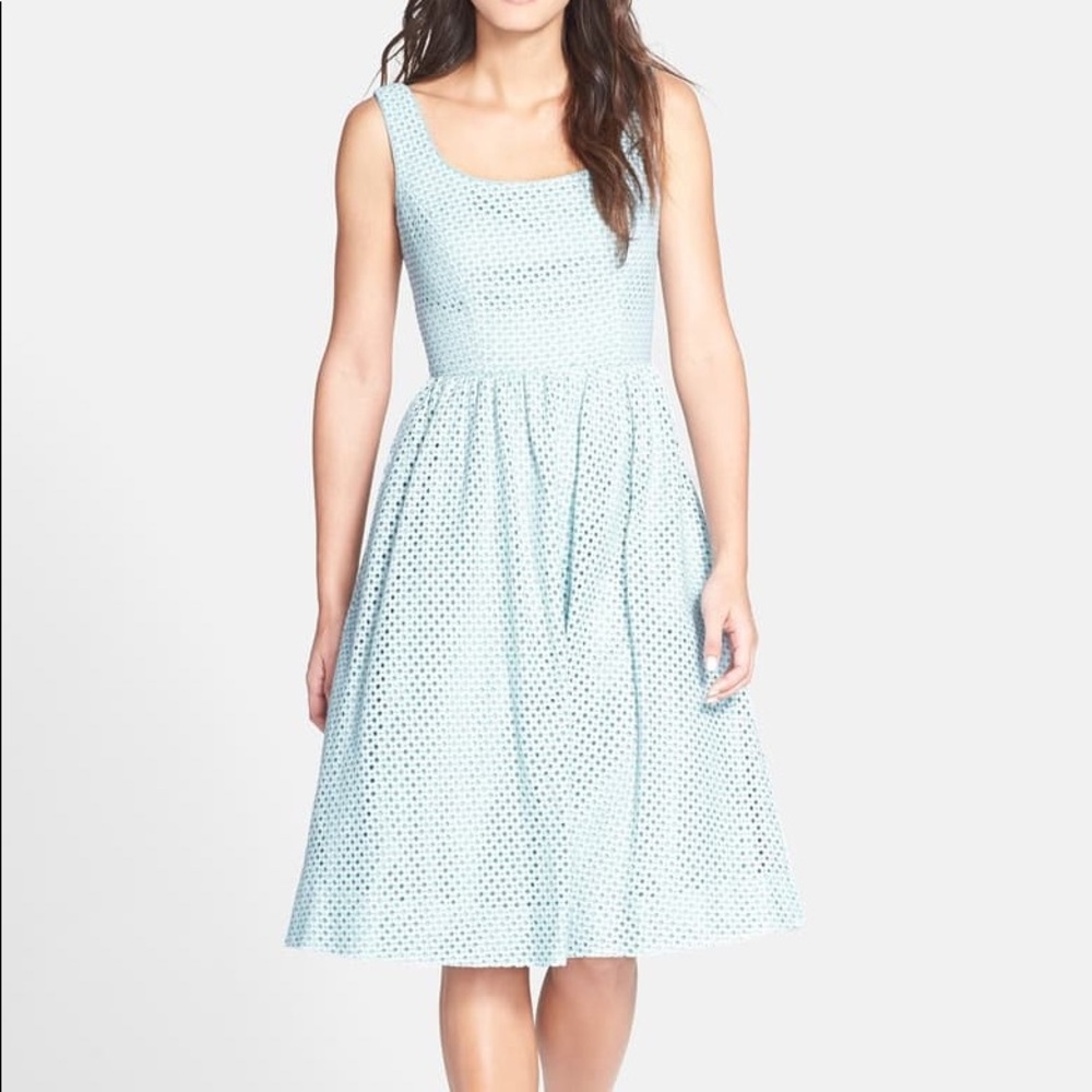 donna morgan blue eyelet dress Donna Morgan | Dresses | Donna Morgan Eyelet Midi Dress Light Blue